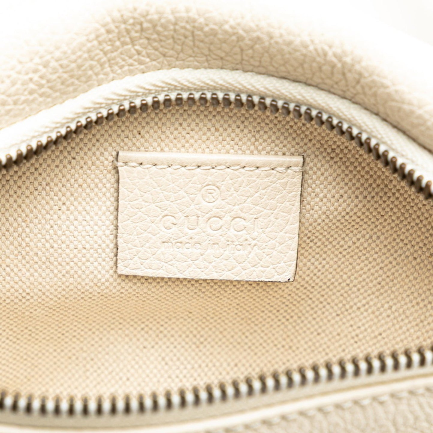 Gucci Multi-Color White Leather Fanny Pack