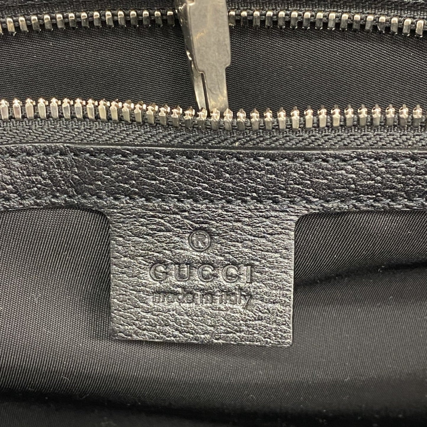 Gucci Black Nylon Tote Bag