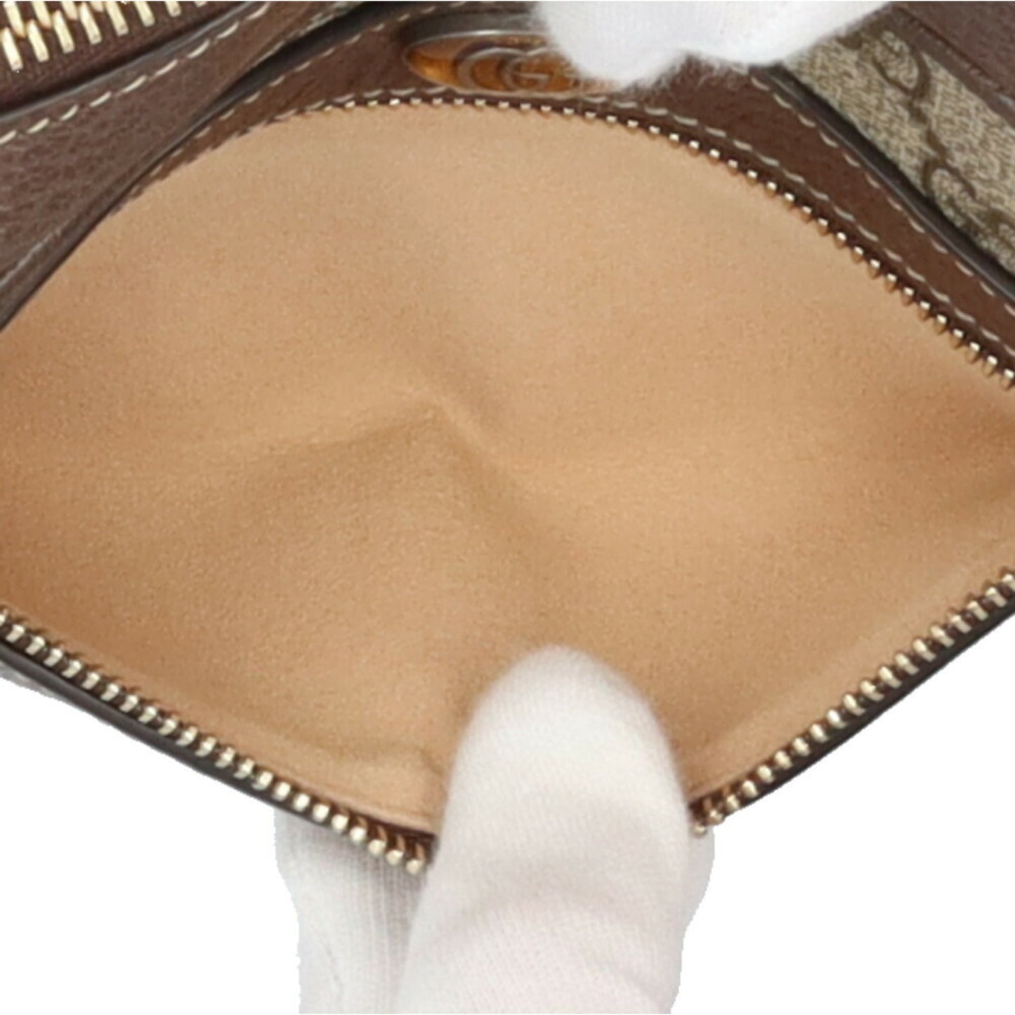 Gucci Brown Gg Supreme Canvas Shoulder Bag