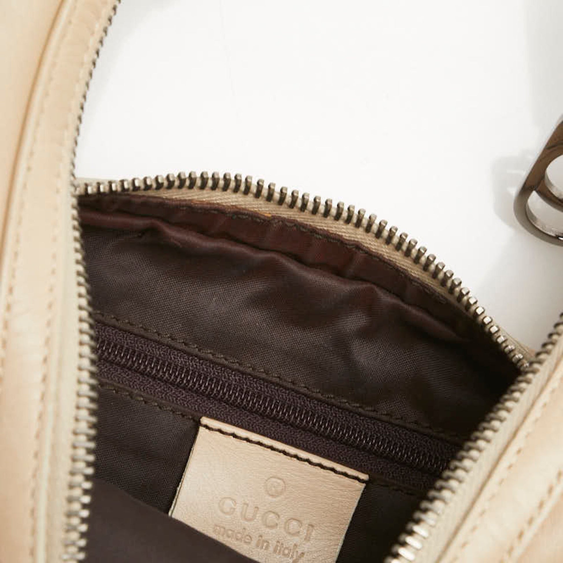 Gucci Beige Leather Shoulder Bag