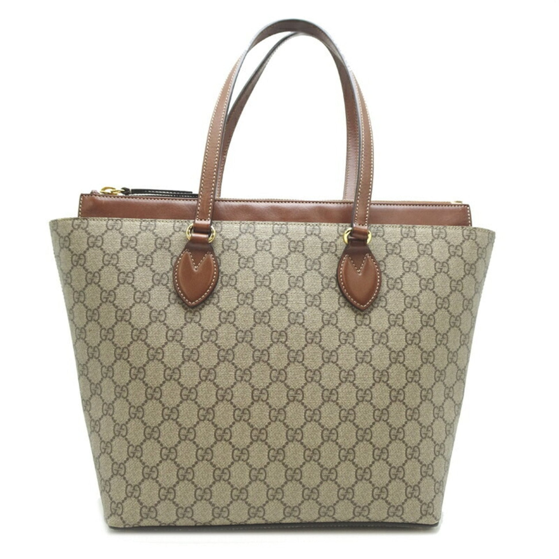 Gucci Beige Gg Supreme Shoulder Bag Tote Bag