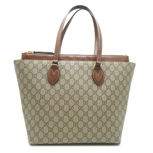 Gucci Beige Gg Supreme Shoulder Bag Tote Bag