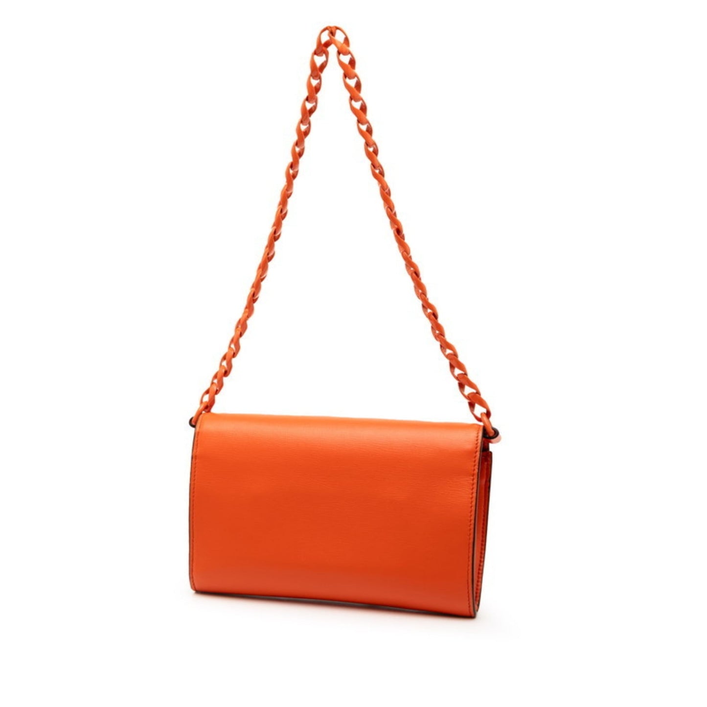 Gucci Orange Leather Shoulder Bag
