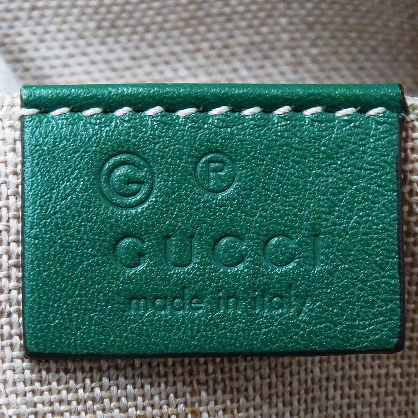 Gucci Green Leather Handbag Shoulder Bag