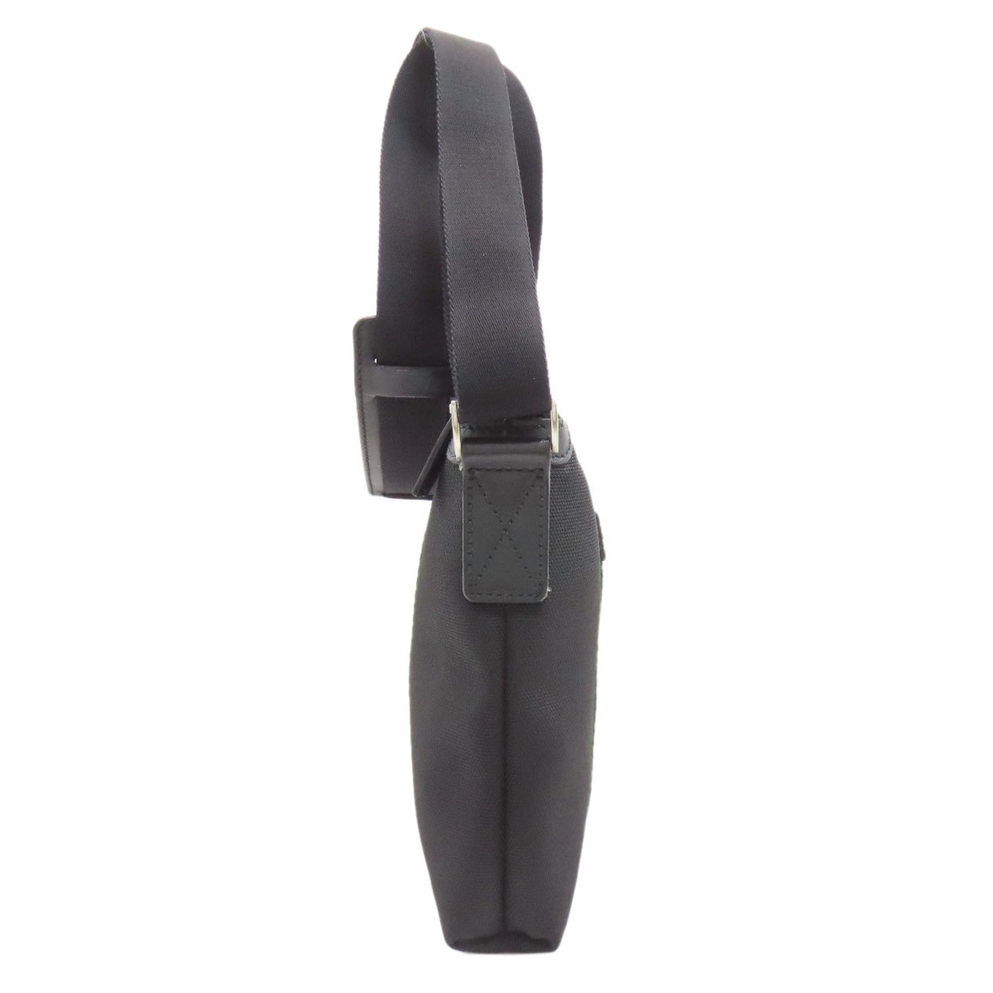 Gucci Sherry Line Black Canvas Shoulder Bag