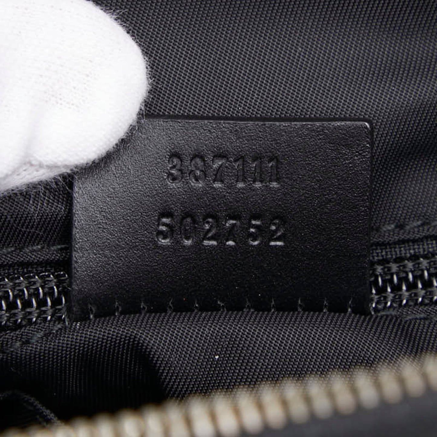 Gucci Black Nylon Leather Shoulder Bag