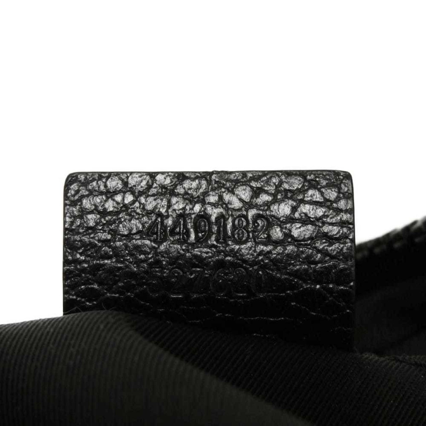 Gucci Black Nylon Canvas Leather Shoulder Bag Sling Bag