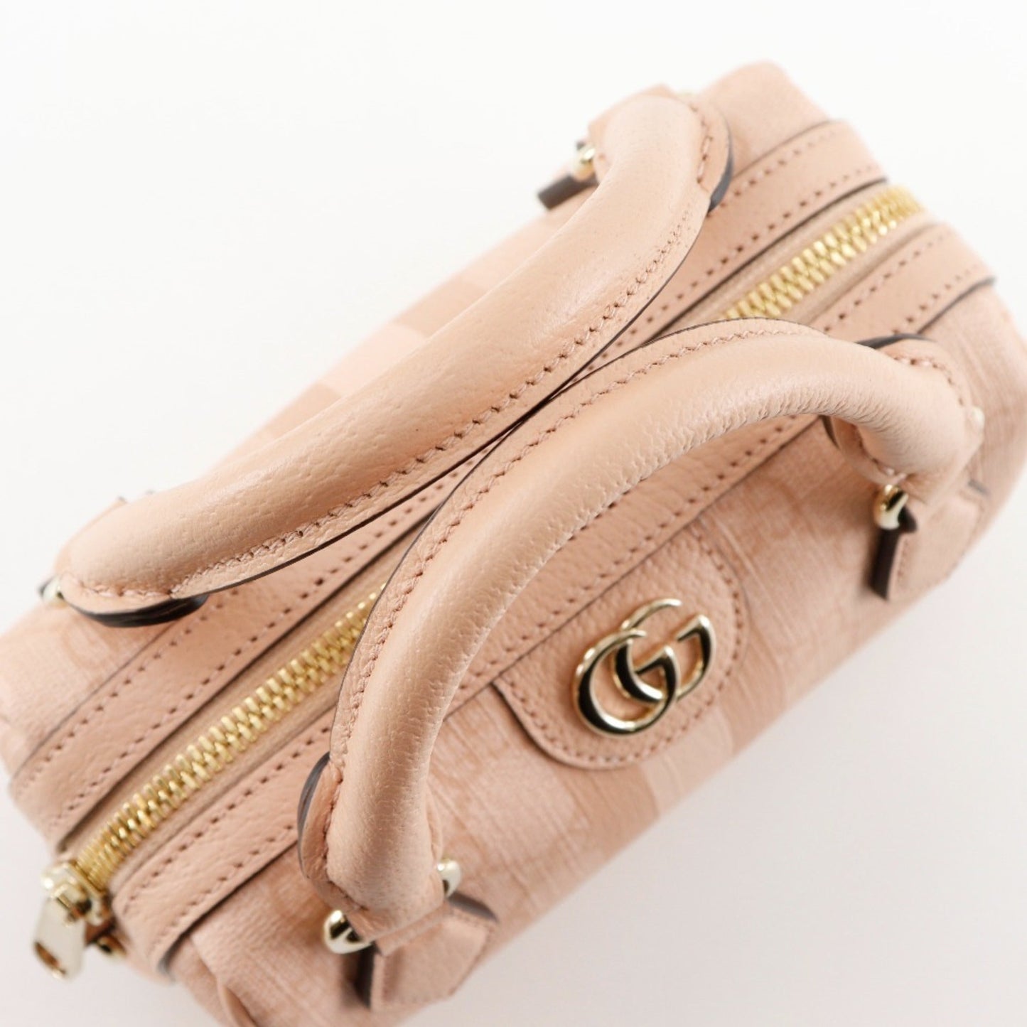 Gucci Ophidia Dusty Pink Gg Supreme Handbag