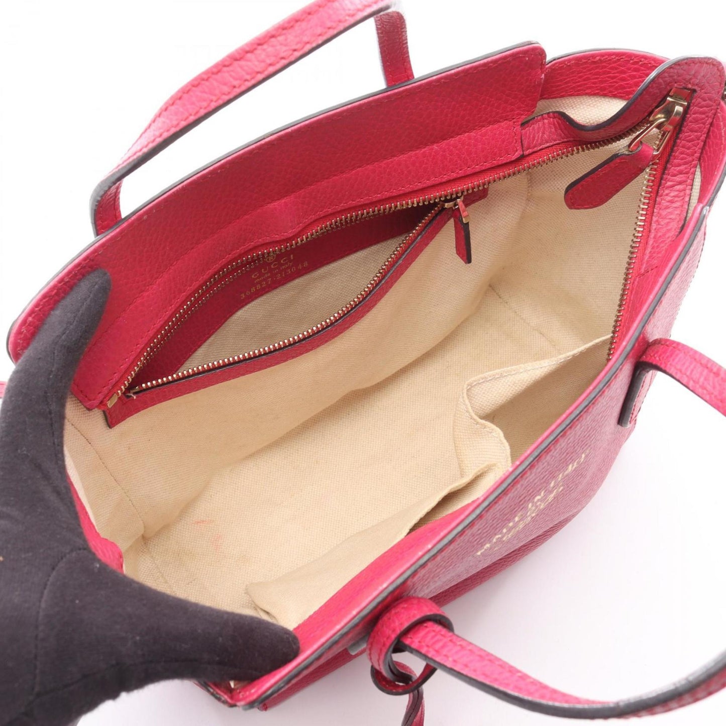 Gucci Pink Leather Handbag