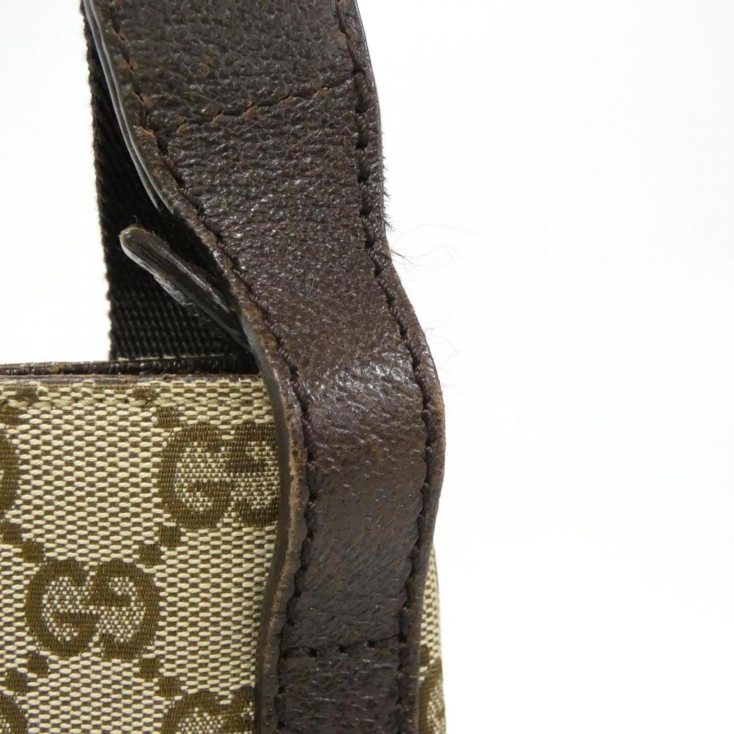 Gucci Beige Brown Gg Canvas Shoulder Bag