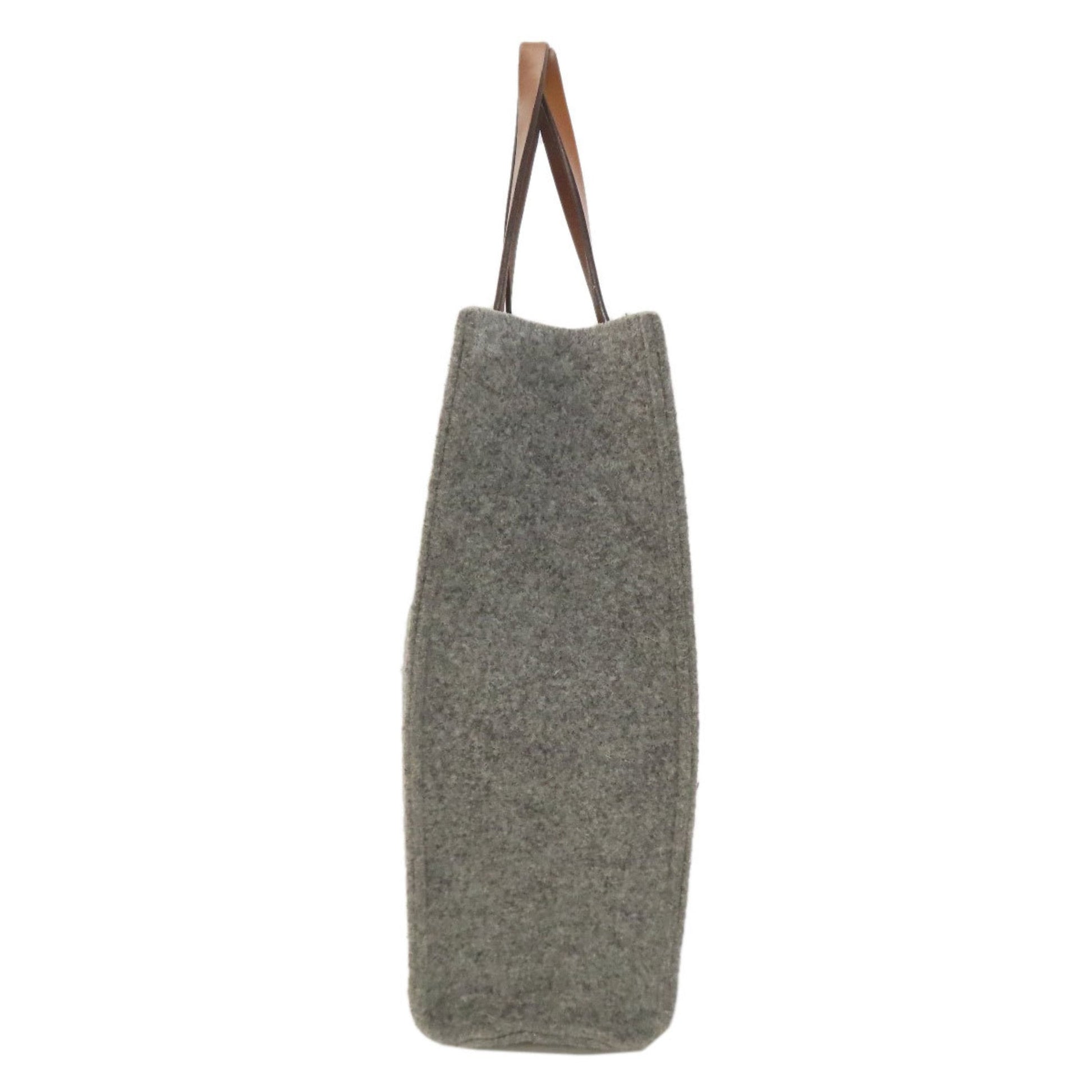 Gucci Gray Felt Tote Bag