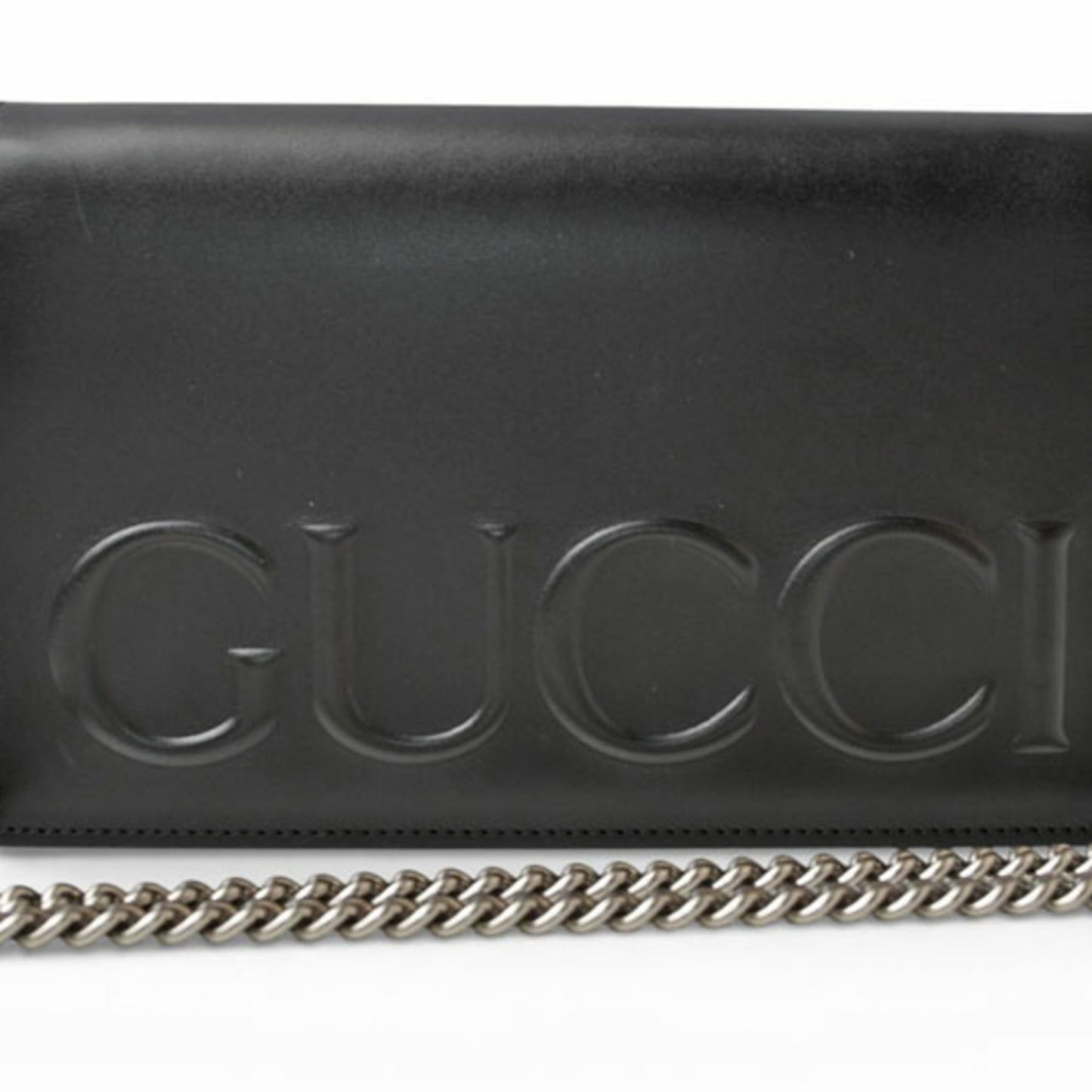 Gucci Black Leather Clutch Bag Shoulder Bag
