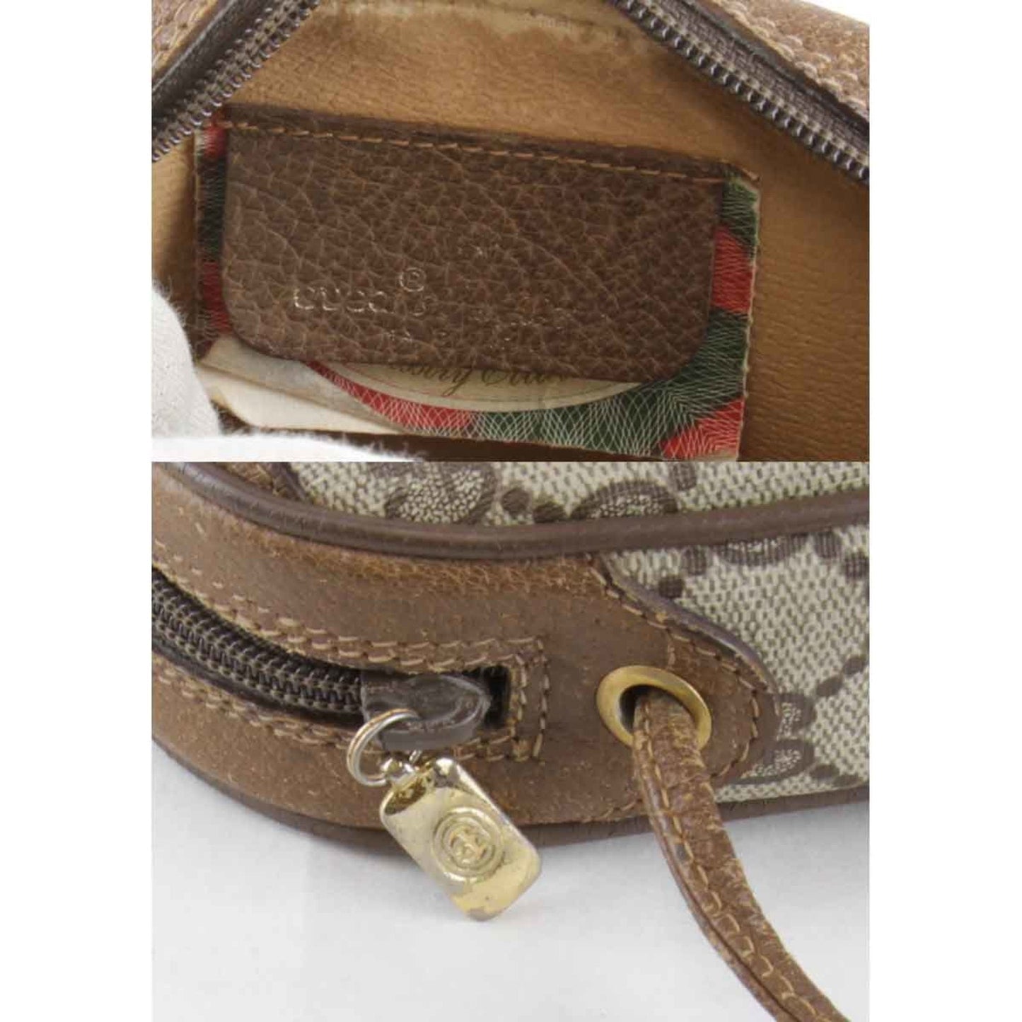 Gucci Brown Gg Supreme Shoulder Bag