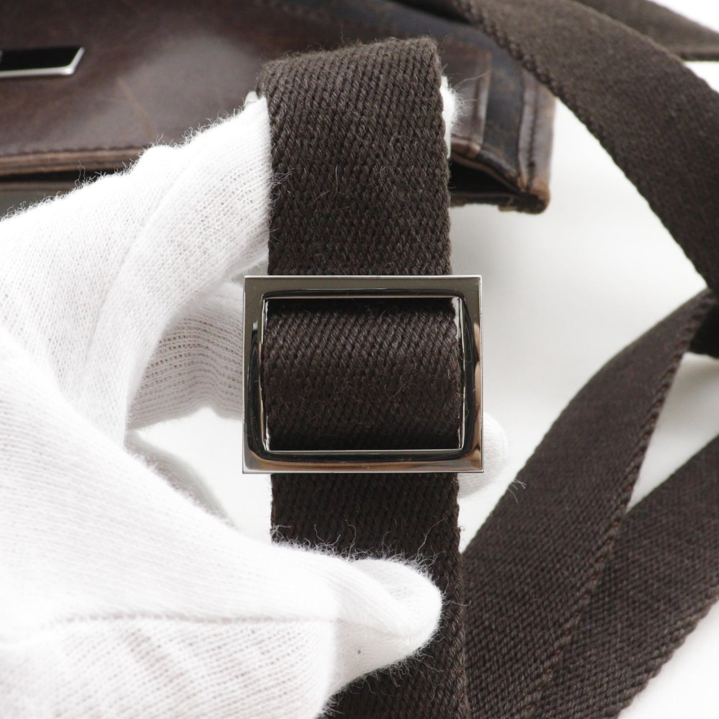 Gucci Brown Gg Canvas Shoulder Bag