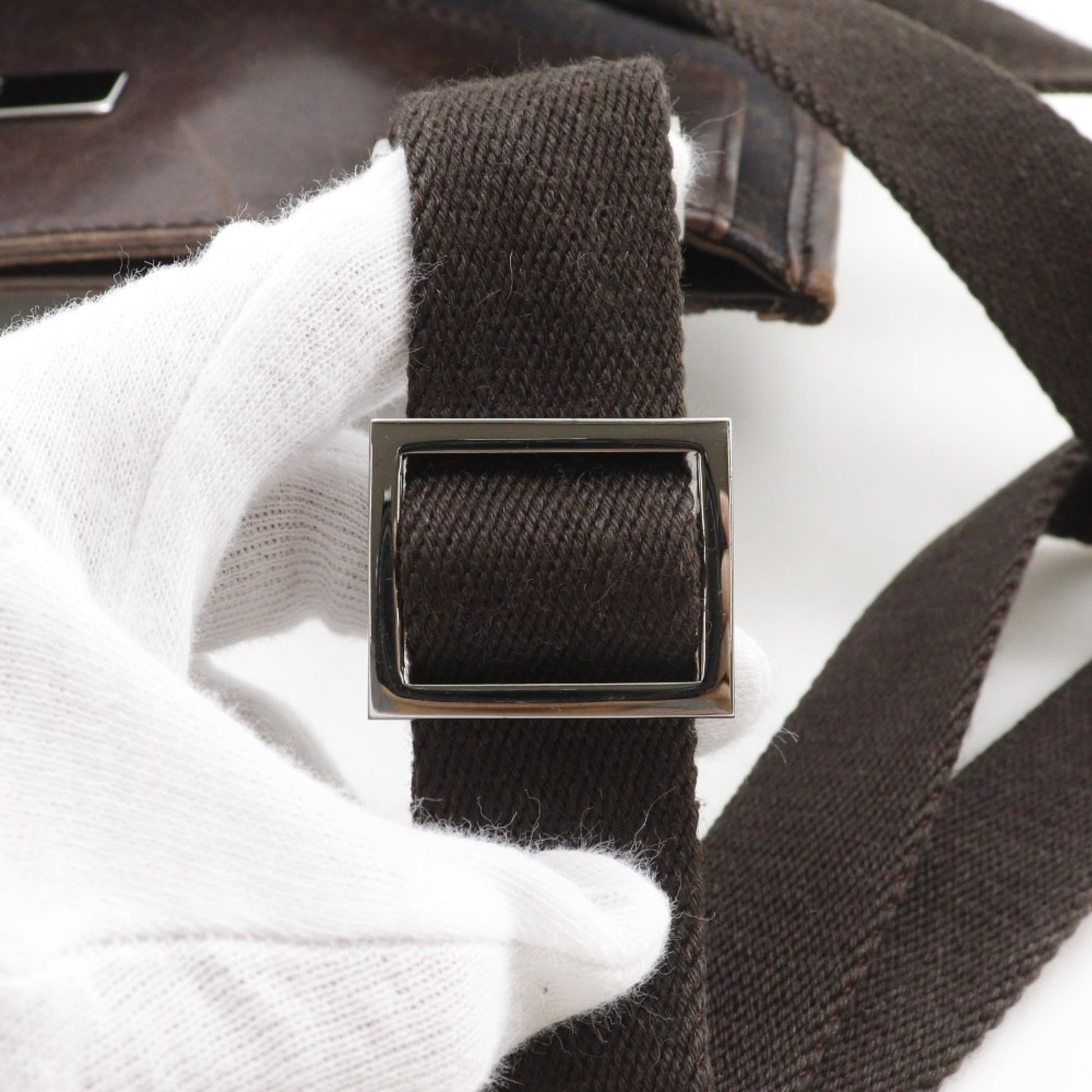 Gucci Brown Gg Canvas Shoulder Bag