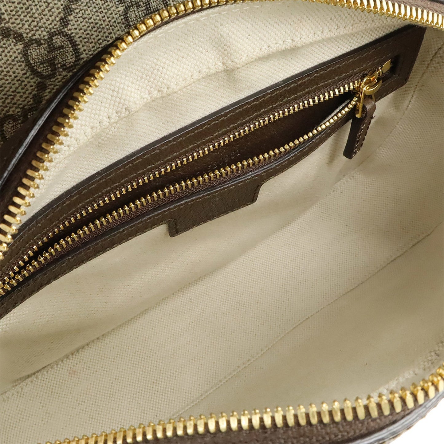 Gucci Beige Brown Green Red Color Gg Supreme Leather Shoulder Bag