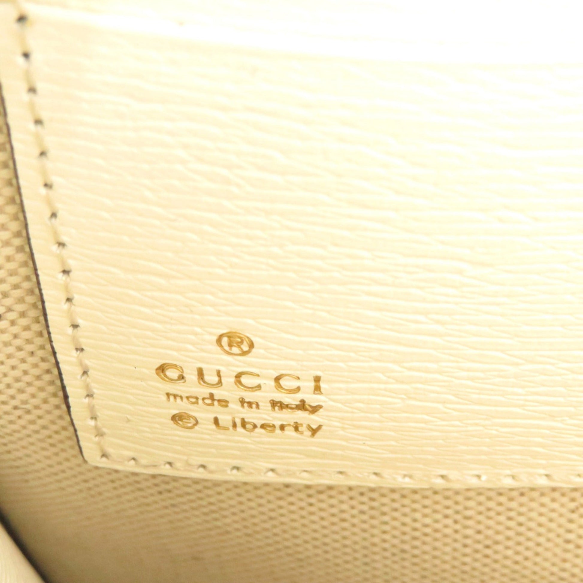 Gucci Light Blue White Leather Clutch Bag