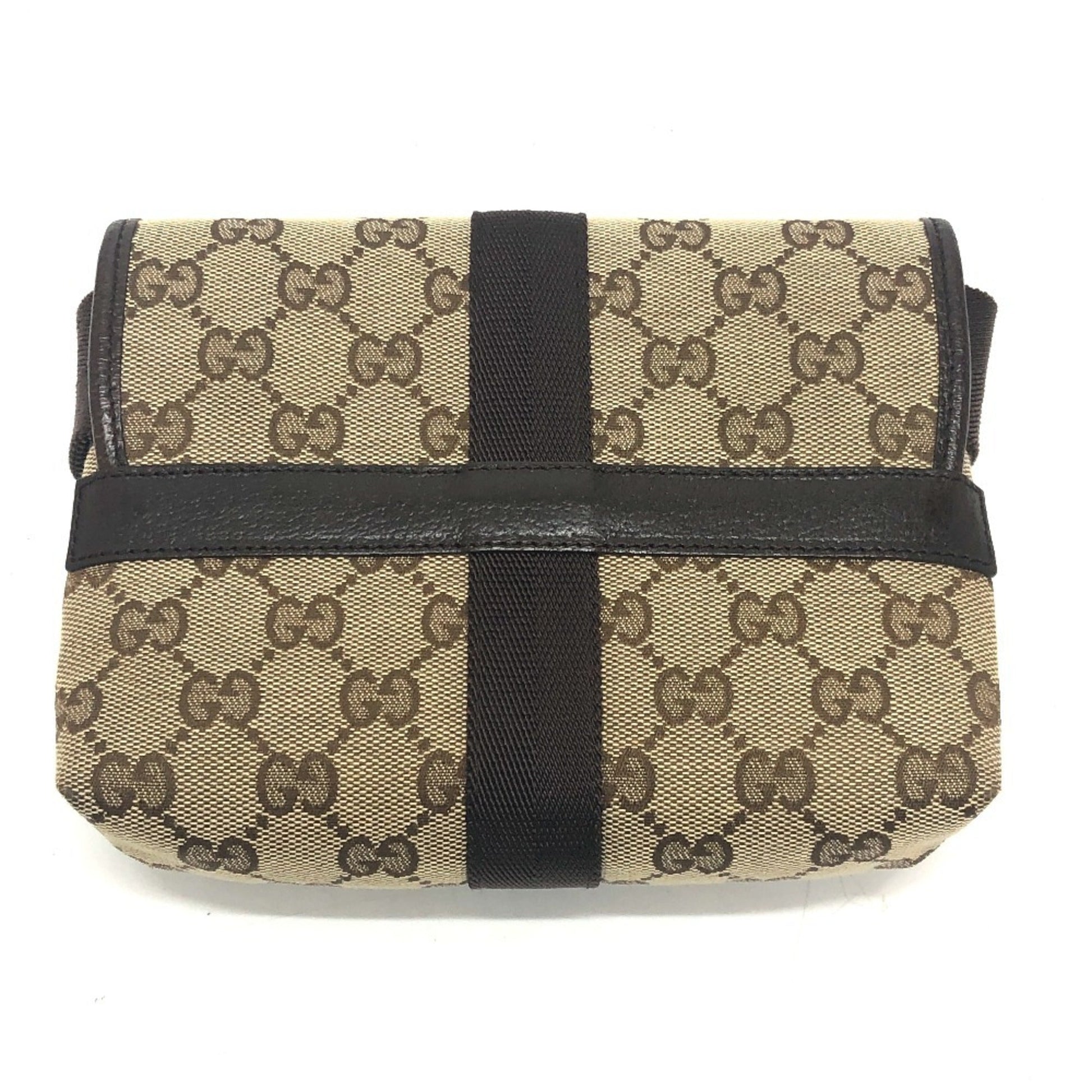 Gucci Beige Brown Gg Canvas Fanny Pack