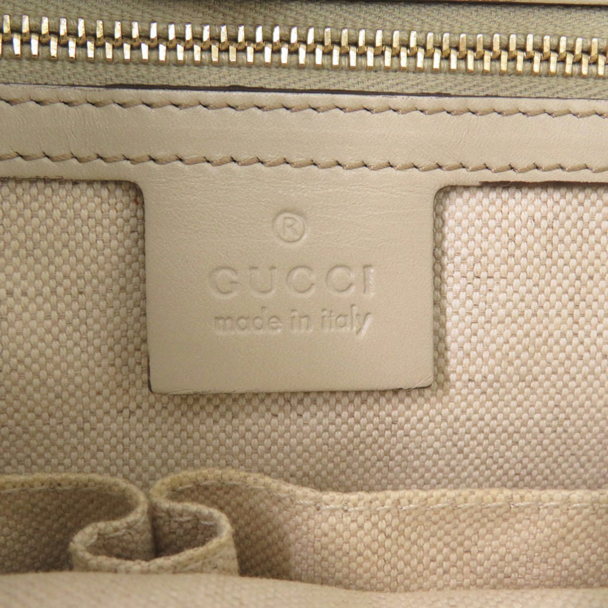 Gucci Beige Gg Canvas Tote Bag