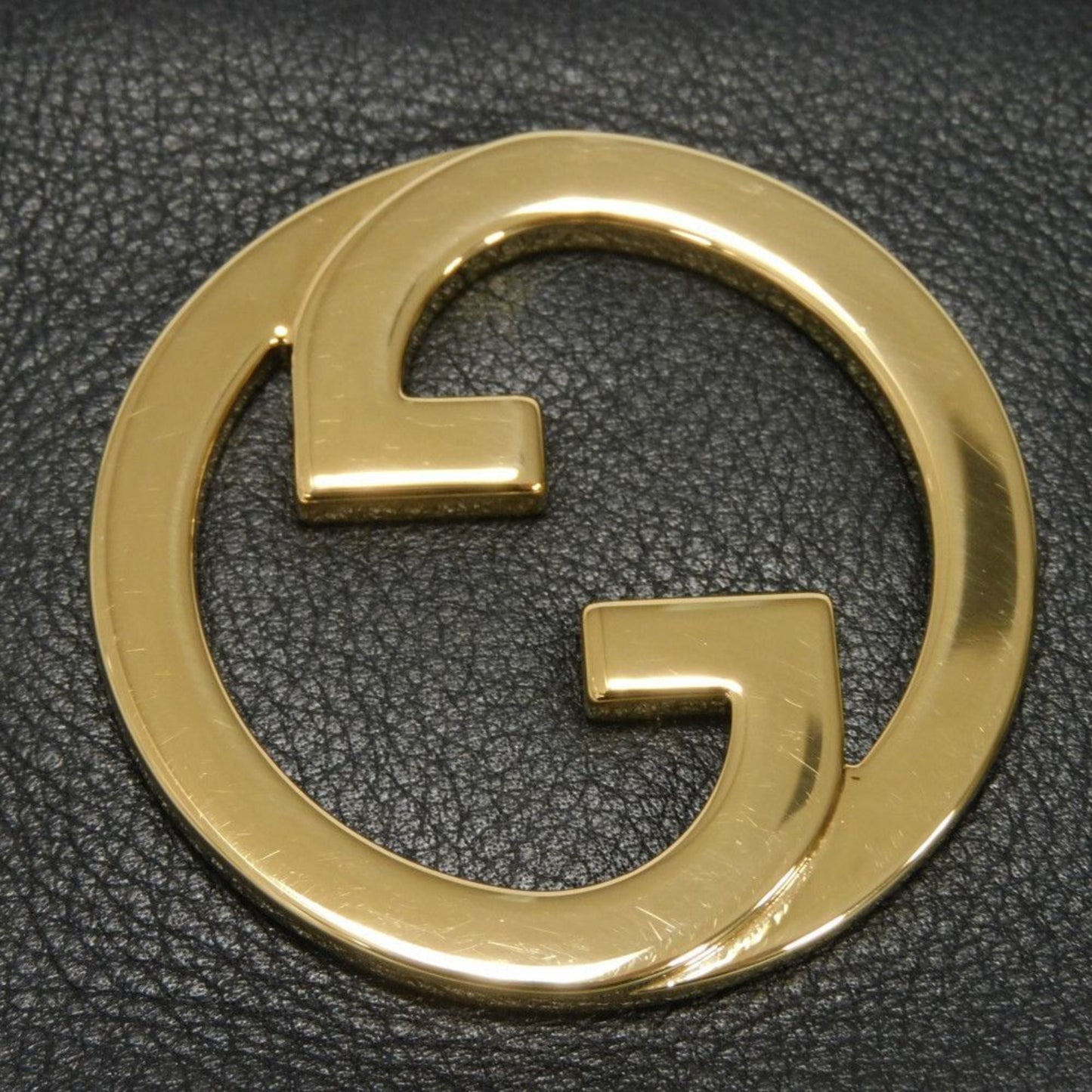 Gucci Black Leather Shoulder Bag