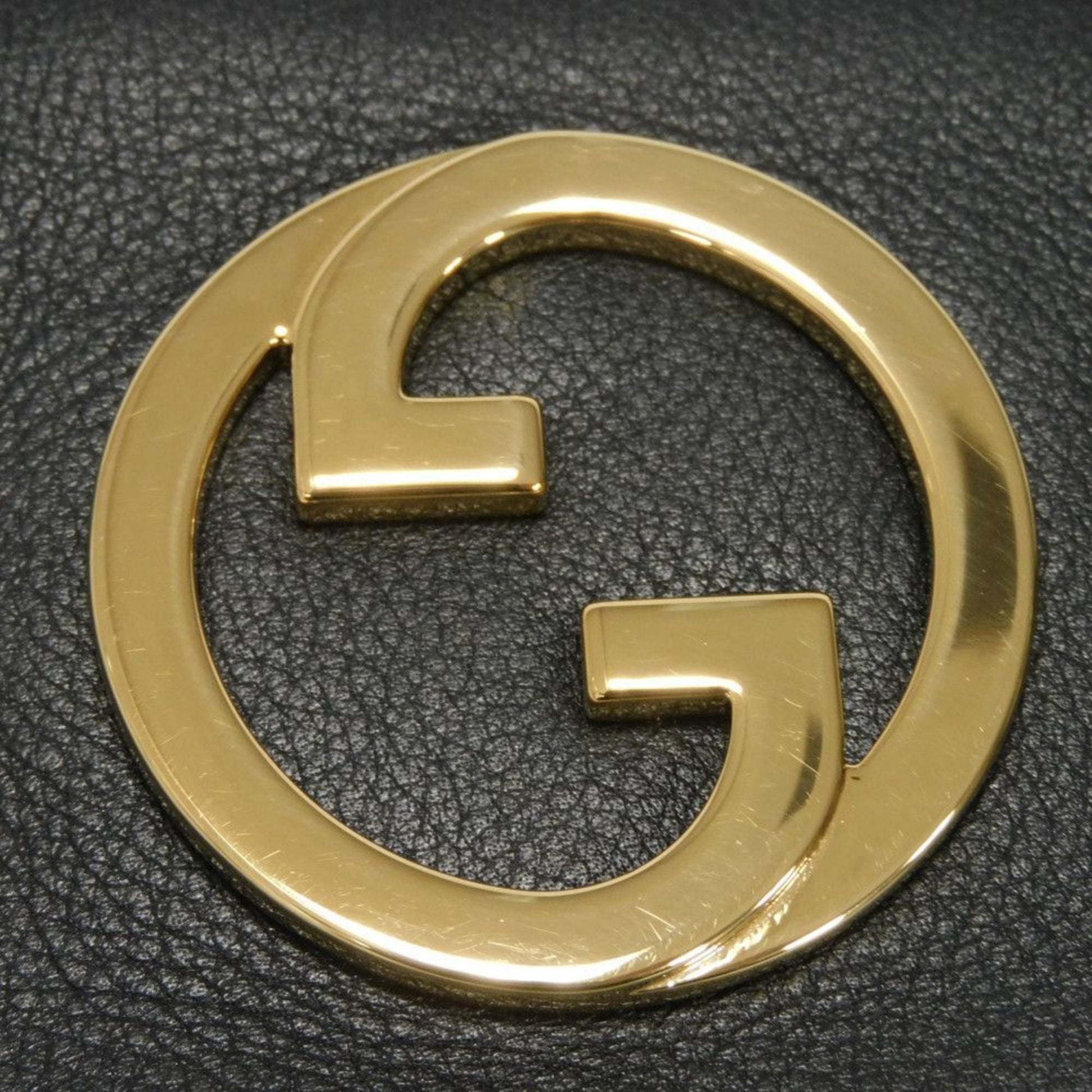 Gucci Black Leather Shoulder Bag