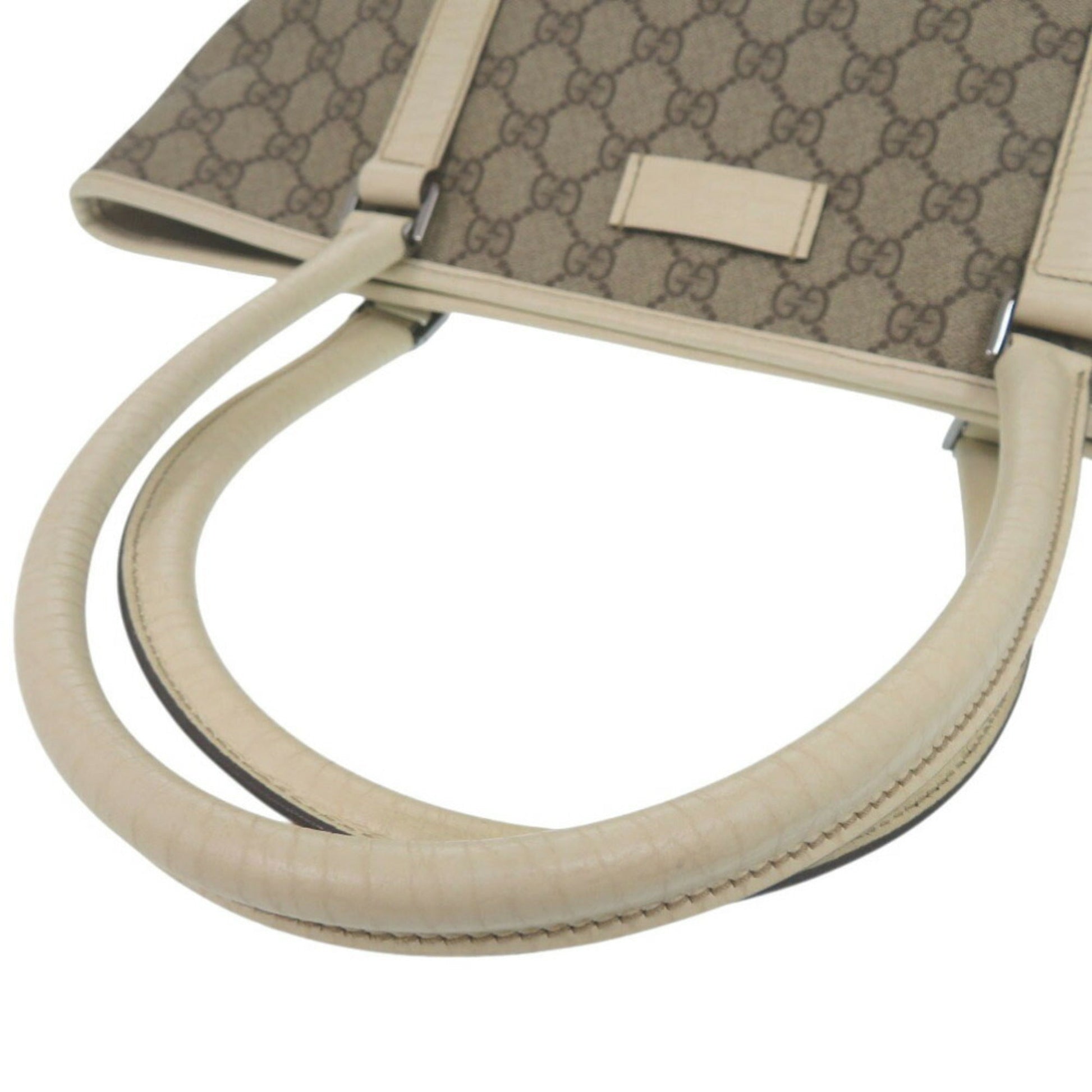 Gucci Beige Pvc Tote Bag