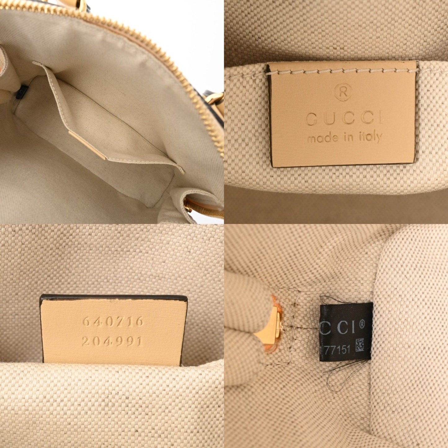 Gucci Horsebit Beige Handbag