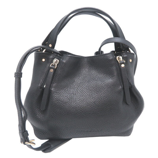Burberry Shoulder Bag Leather Black Shoulder Bag 41