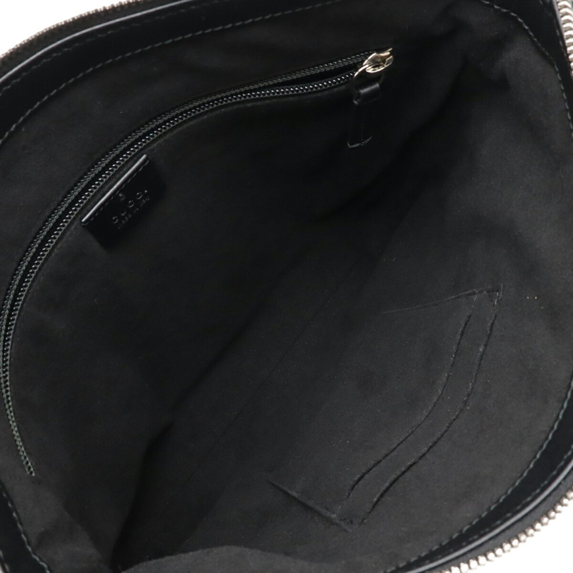 Gucci Beige Black Green Red Color Gg Supreme Leather Shoulder Bag