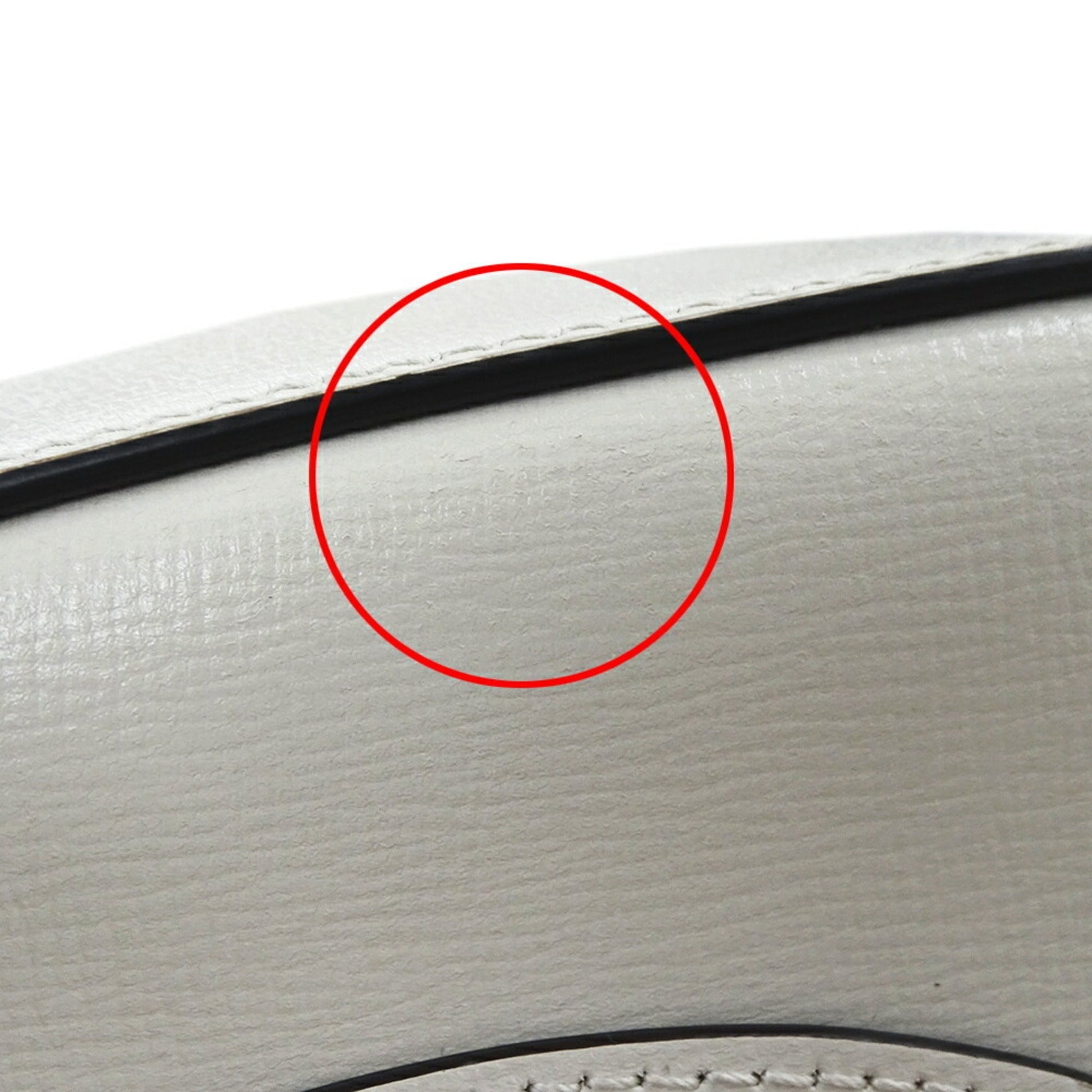 Gucci White Leather Shoulder Bag