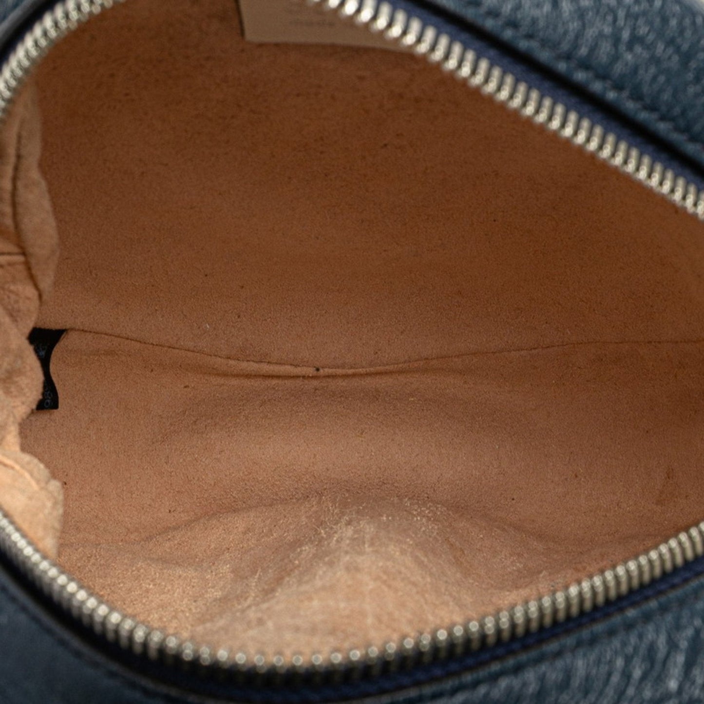 Gucci Navy Leather Shoulder Bag