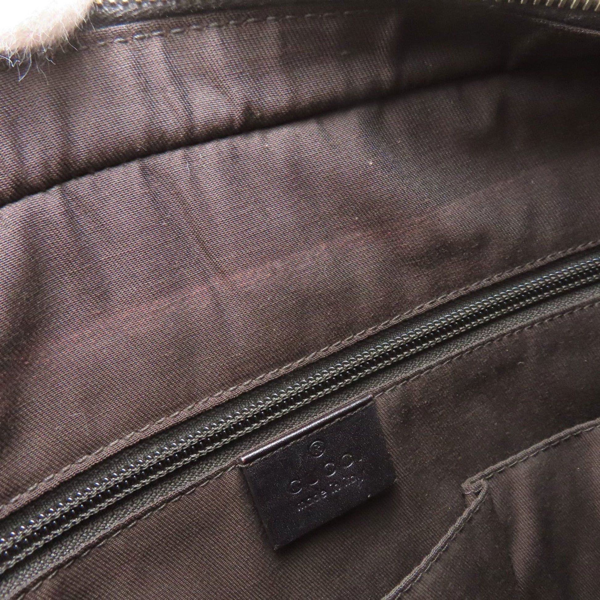 Gucci Brown Leather Shoulder Bag