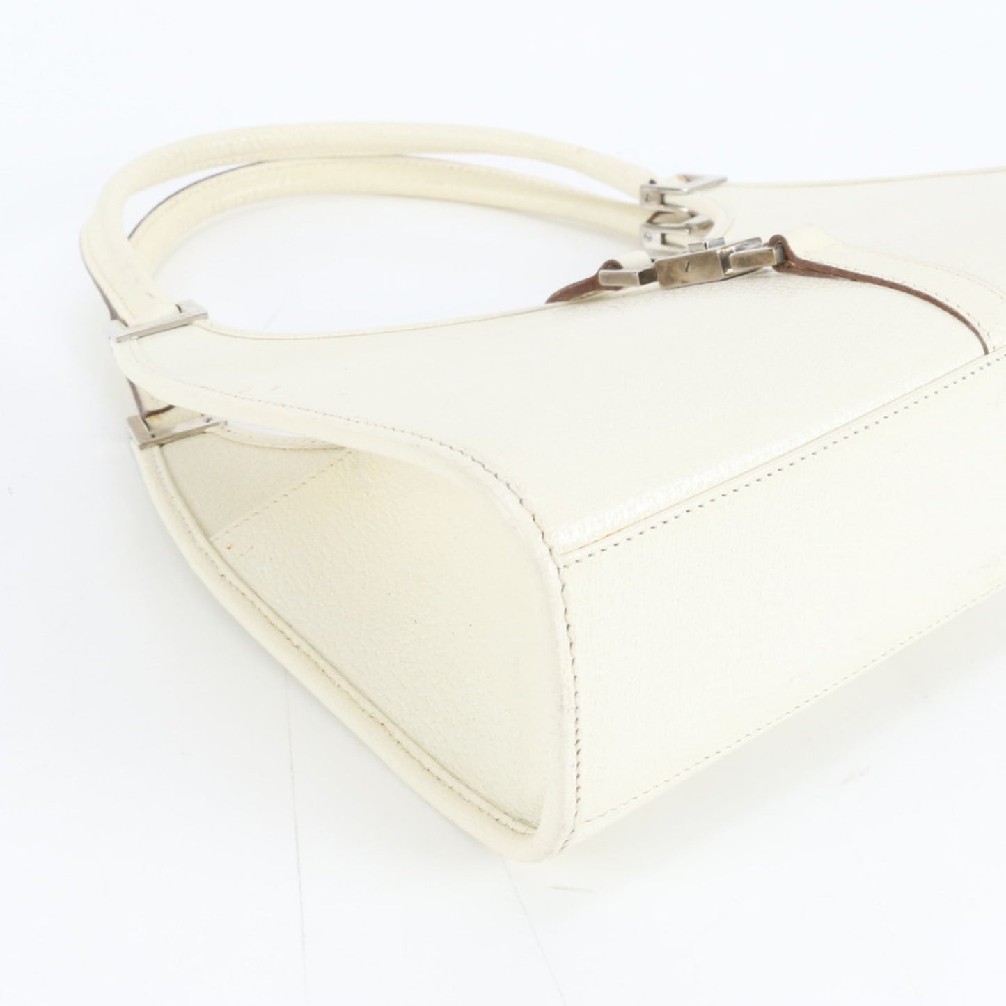 Gucci Ivory Leather Tote Bag