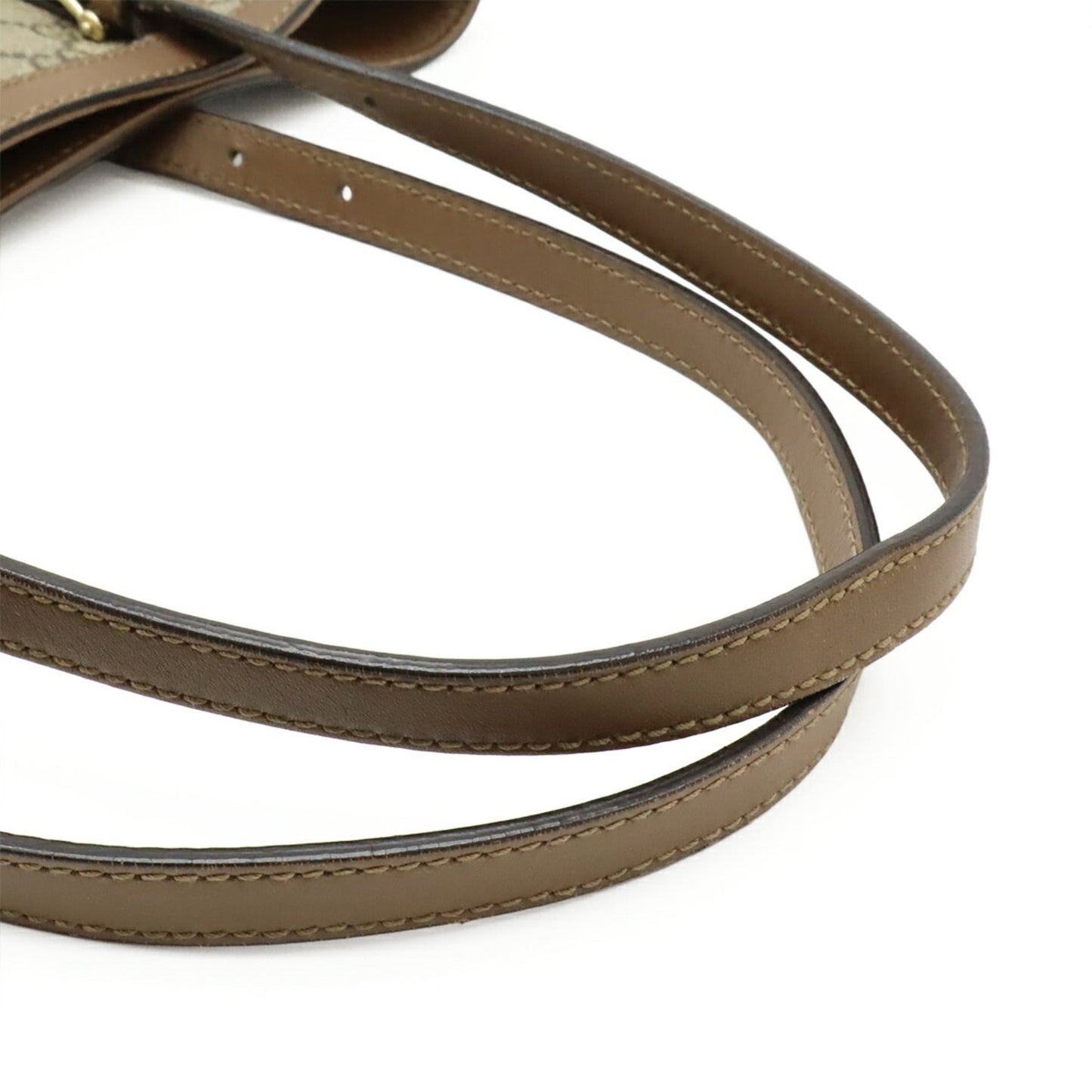 Gucci Brown Khaki Gg Supreme Shoulder Bag Tote Bag