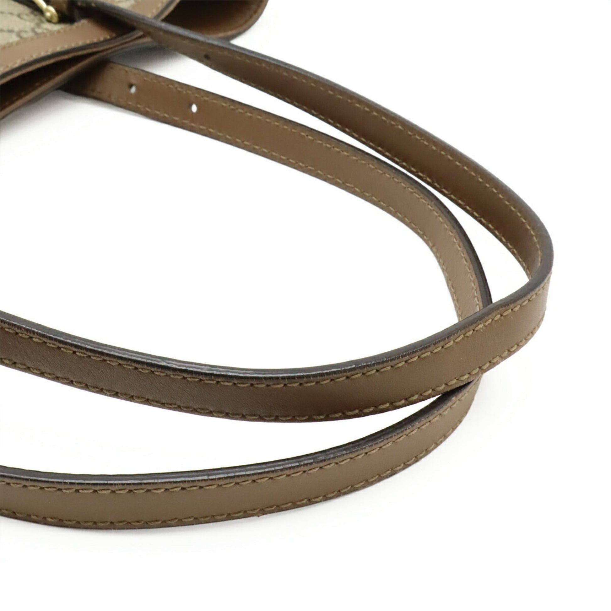 Gucci Brown Khaki Gg Supreme Shoulder Bag Tote Bag