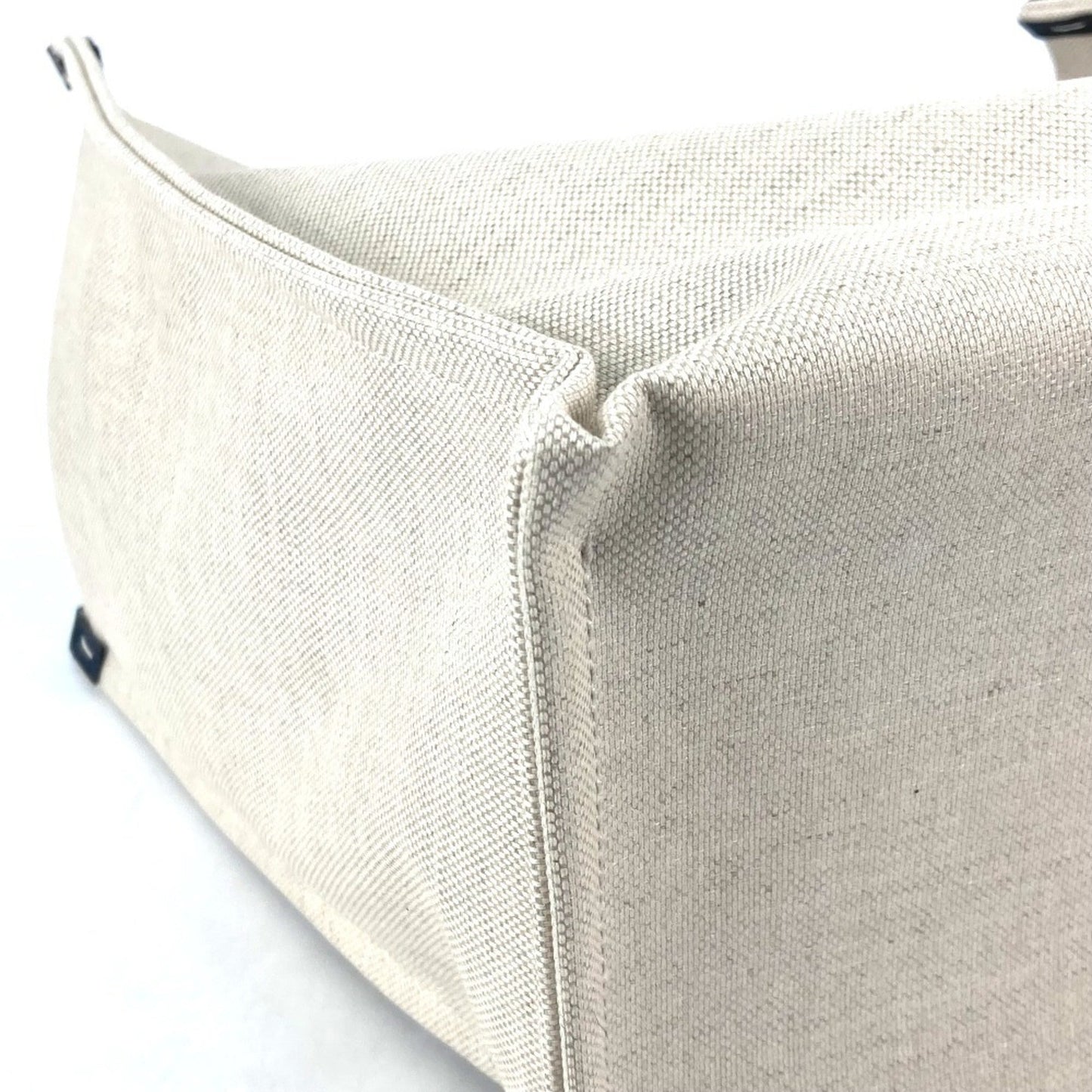 Gucci Beige Black Dark Navy Canvas Leather Shoulder Bag Tote Bag