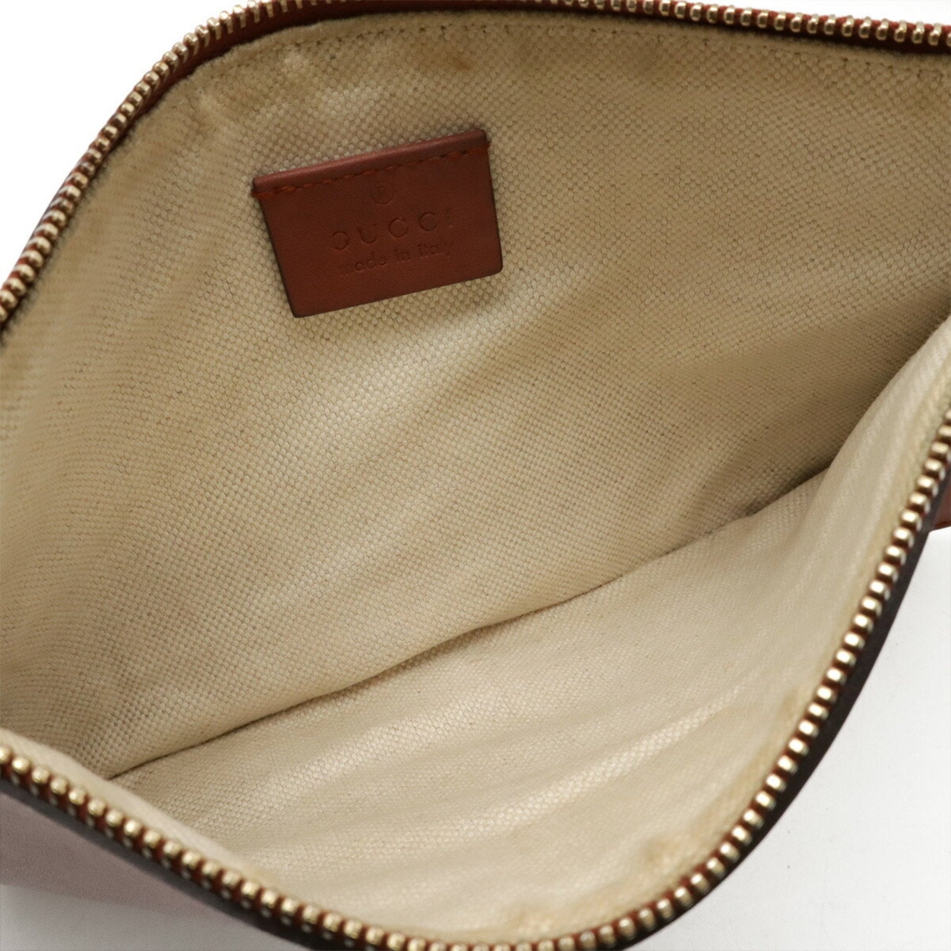 Gucci Beige Pink Canvas Leather Shoulder Bag Tote Bag