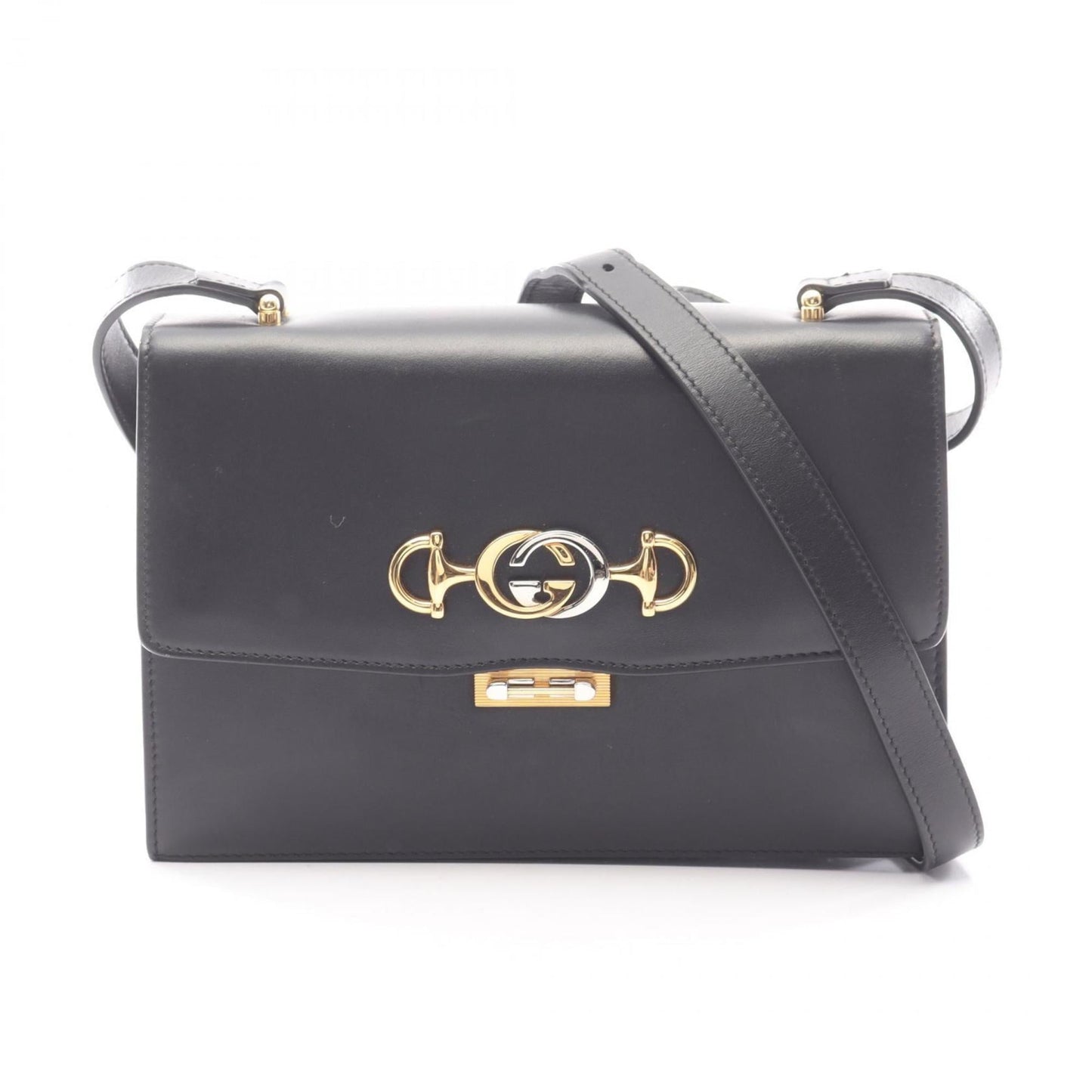 Gucci Black Leather Shoulder Bag