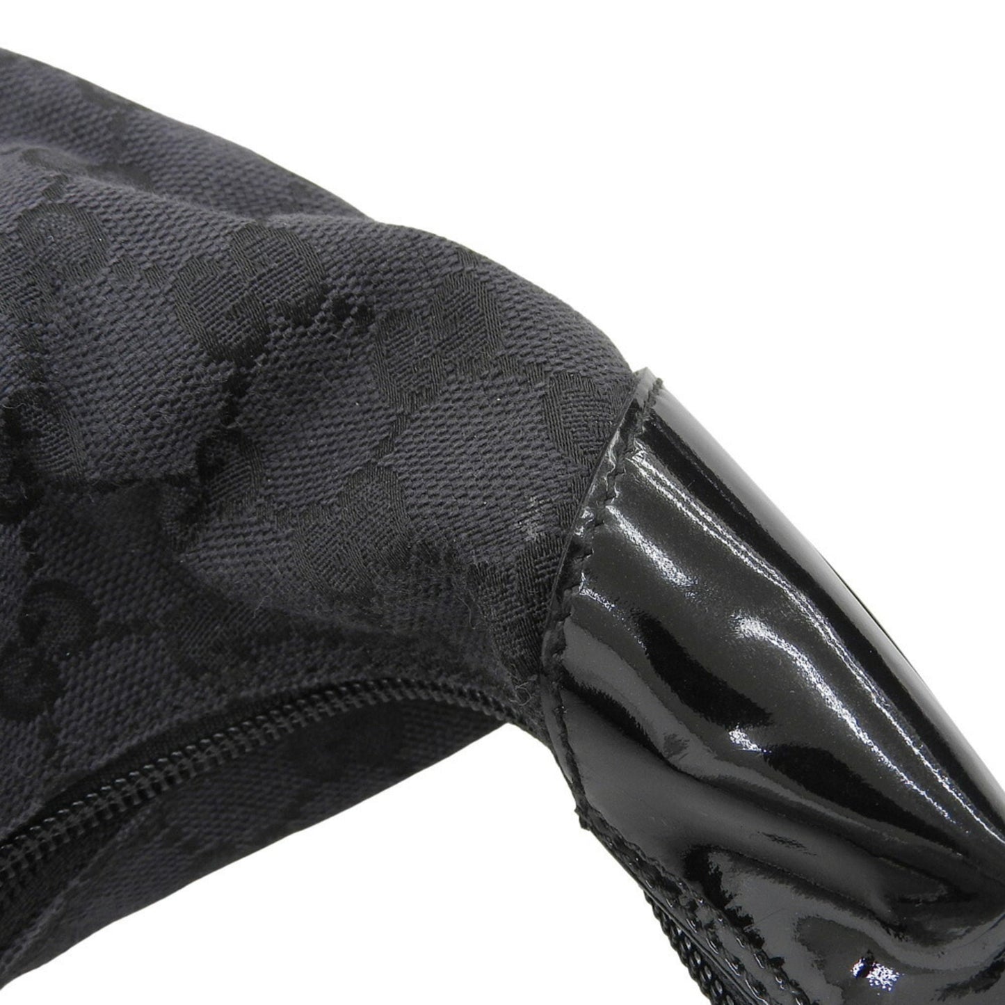 Gucci Black Gg Canvas Shoulder Bag