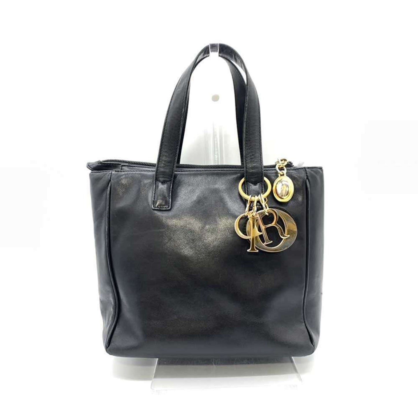 Dior Handbag Christian 14 Leather Black