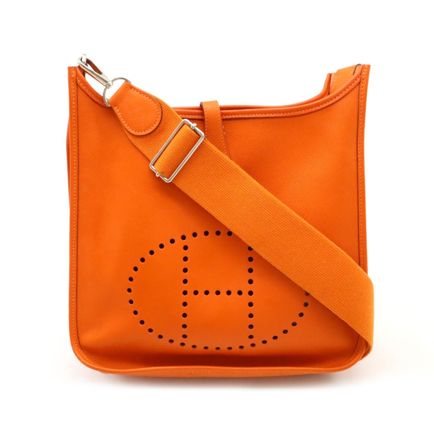 Hermes Evelyne Epsom Shoulder Bag Leather Orange