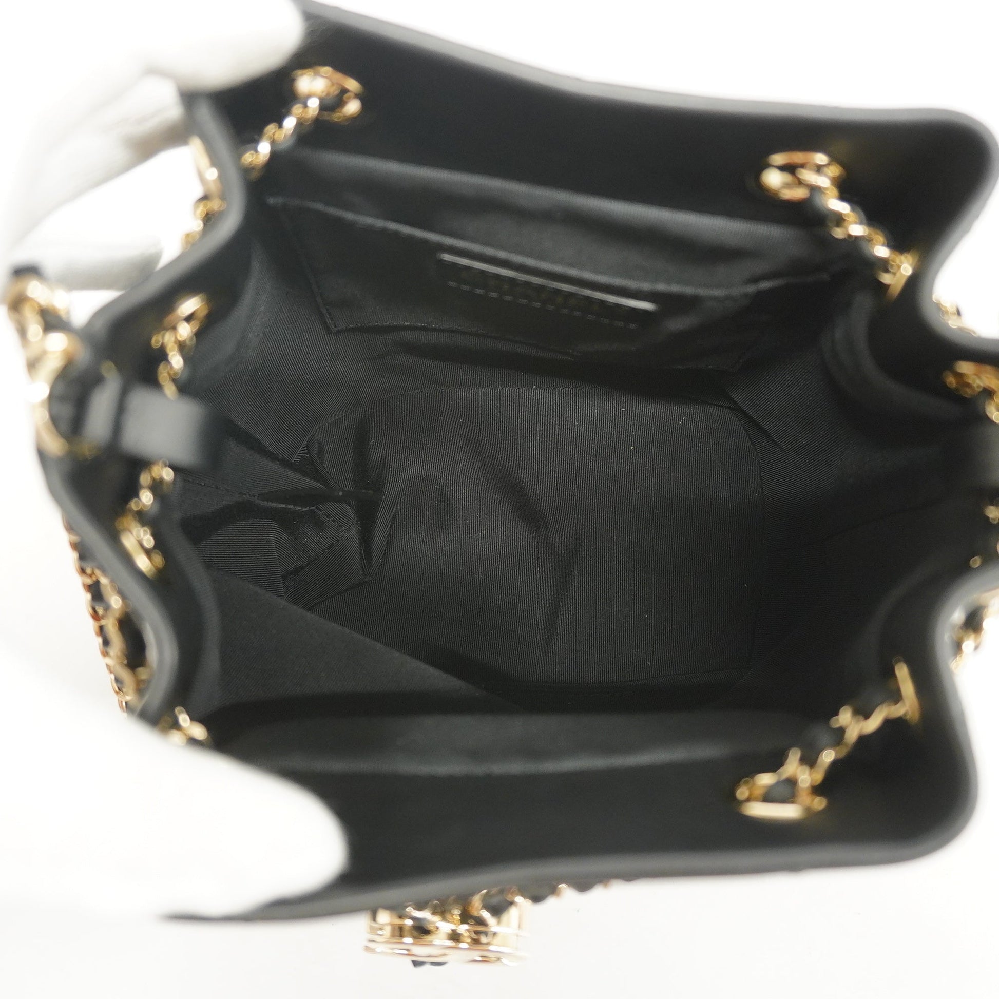 Chanel Matelasse Chain Shoulder Women's Leather Shoulder Bag Black