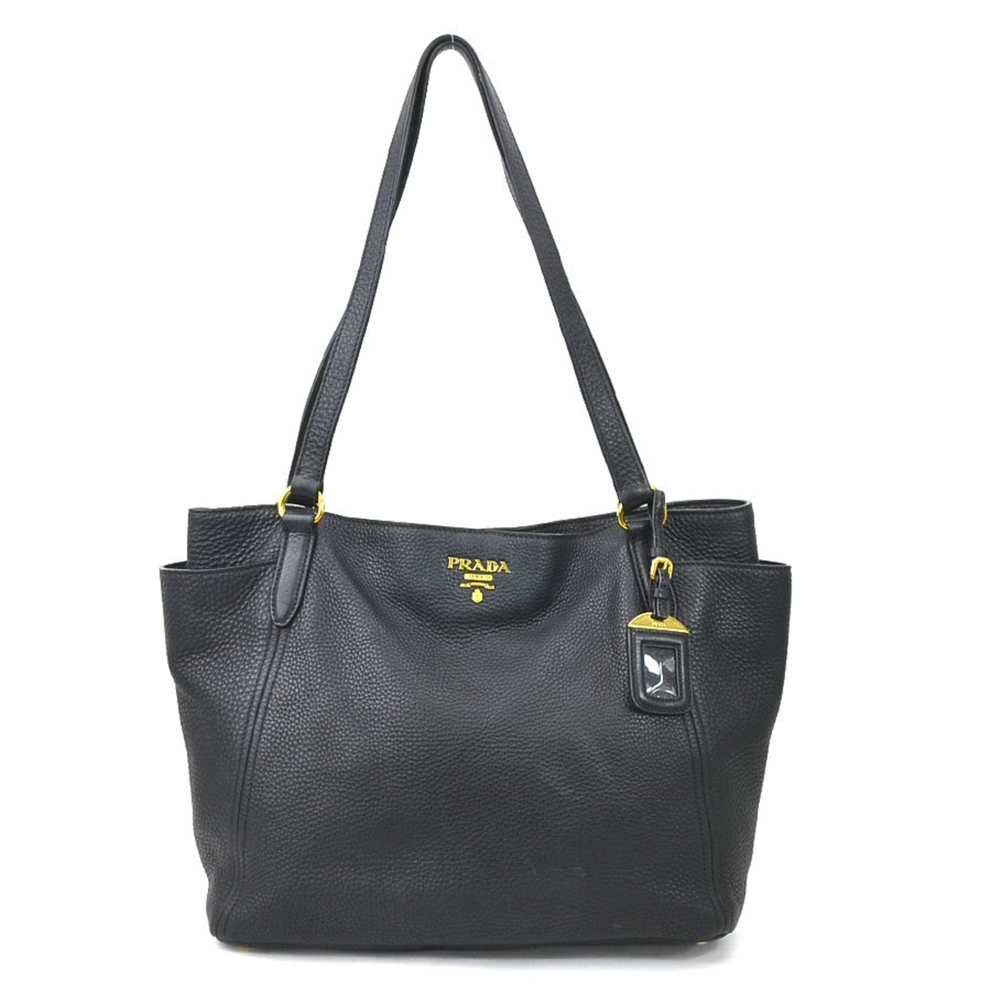 Prada Shoulder Bag Ladies H29504G Leather Black