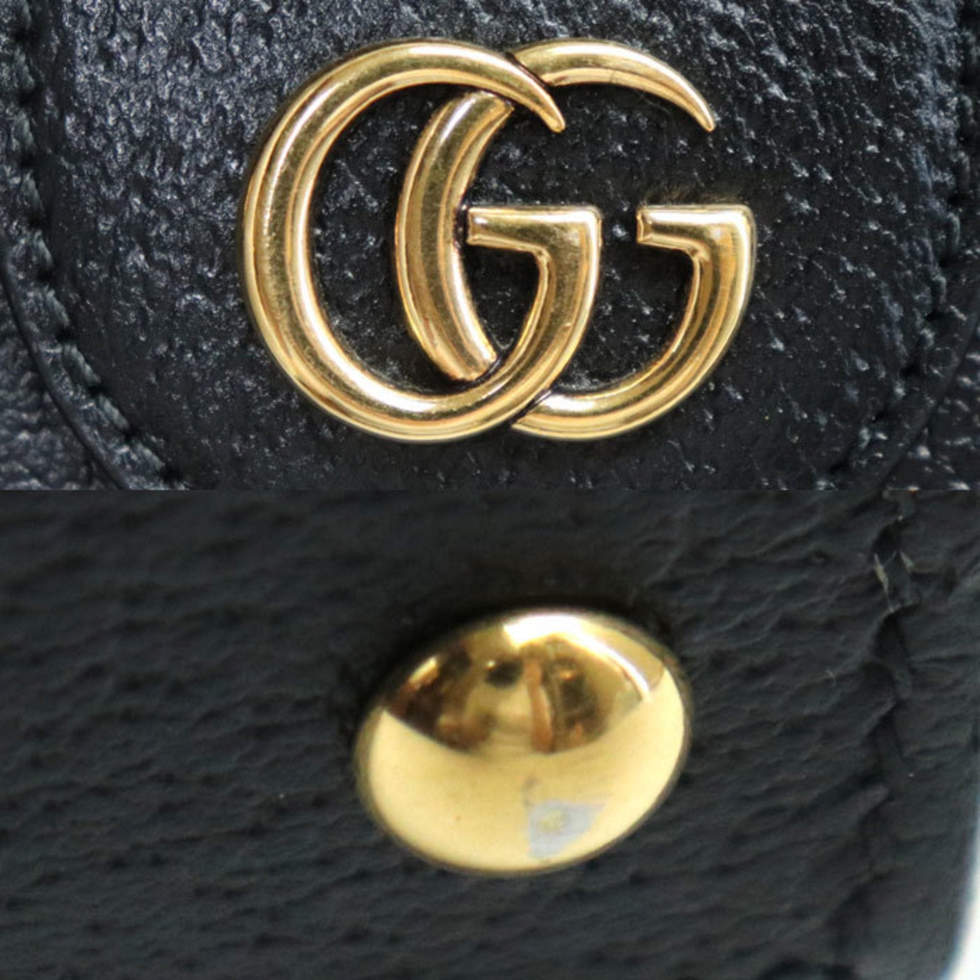 Gucci Black Leather Shoulder Bag