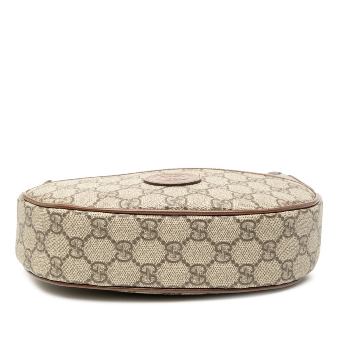 Gucci Beige Brown Gg Supreme Leather Shoulder Bag