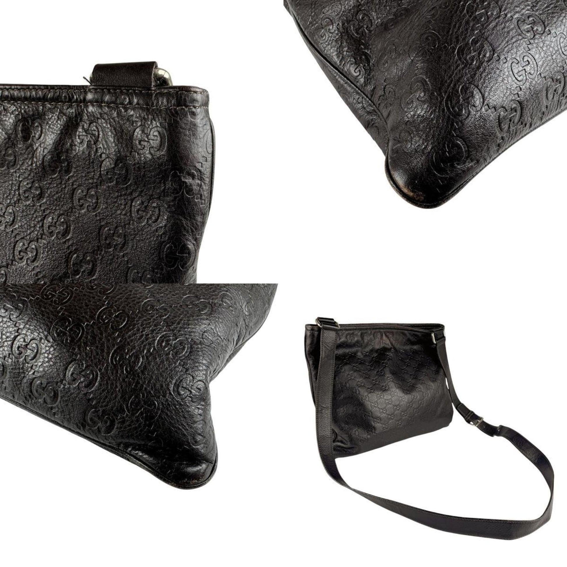 Gucci Dark Brown Leather Shoulder Bag