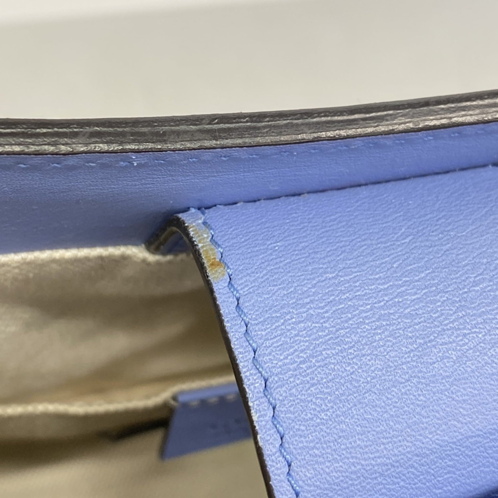 Gucci Blue Leather Handbag