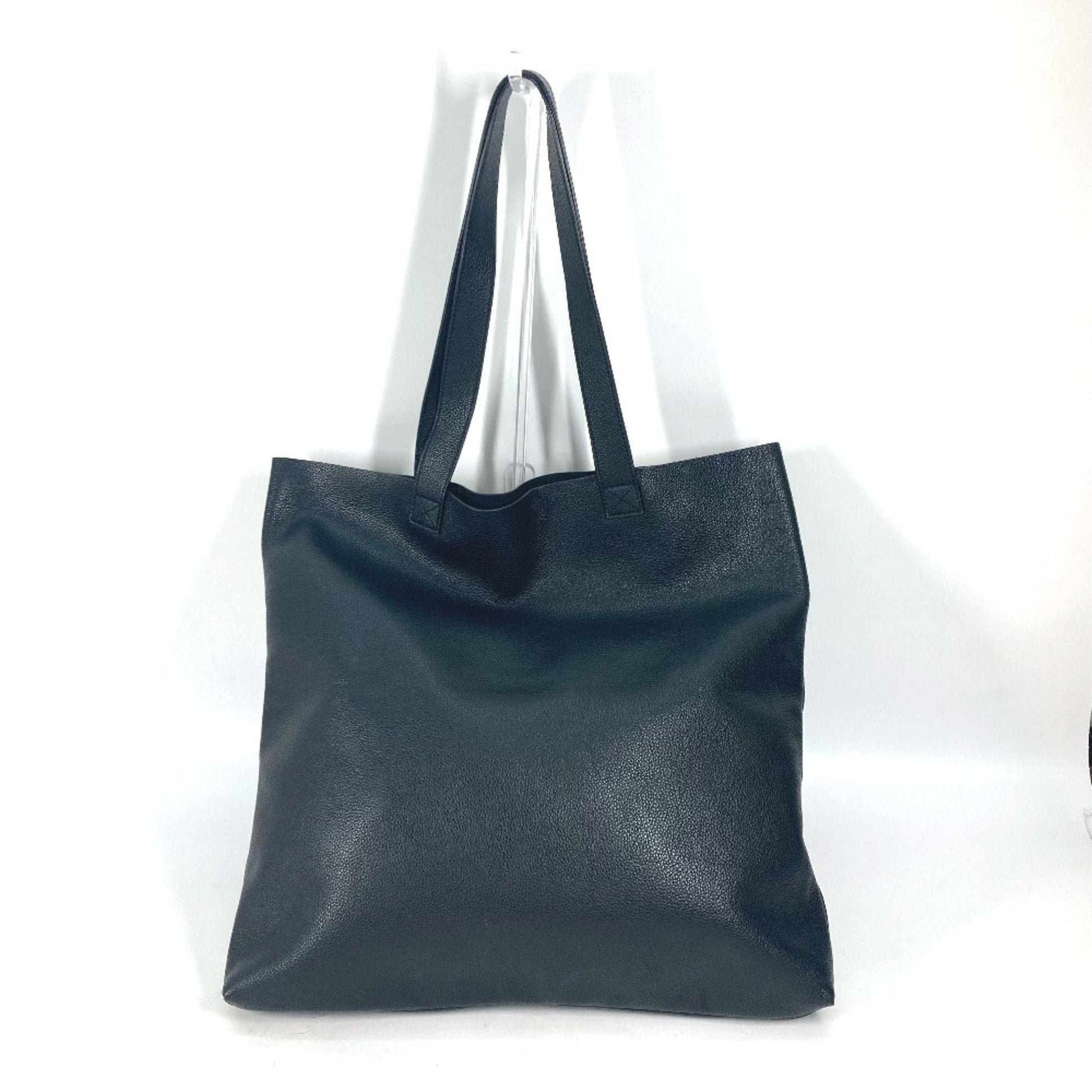 Gucci Sherry Line Black Leather Shoulder Bag Tote Bag