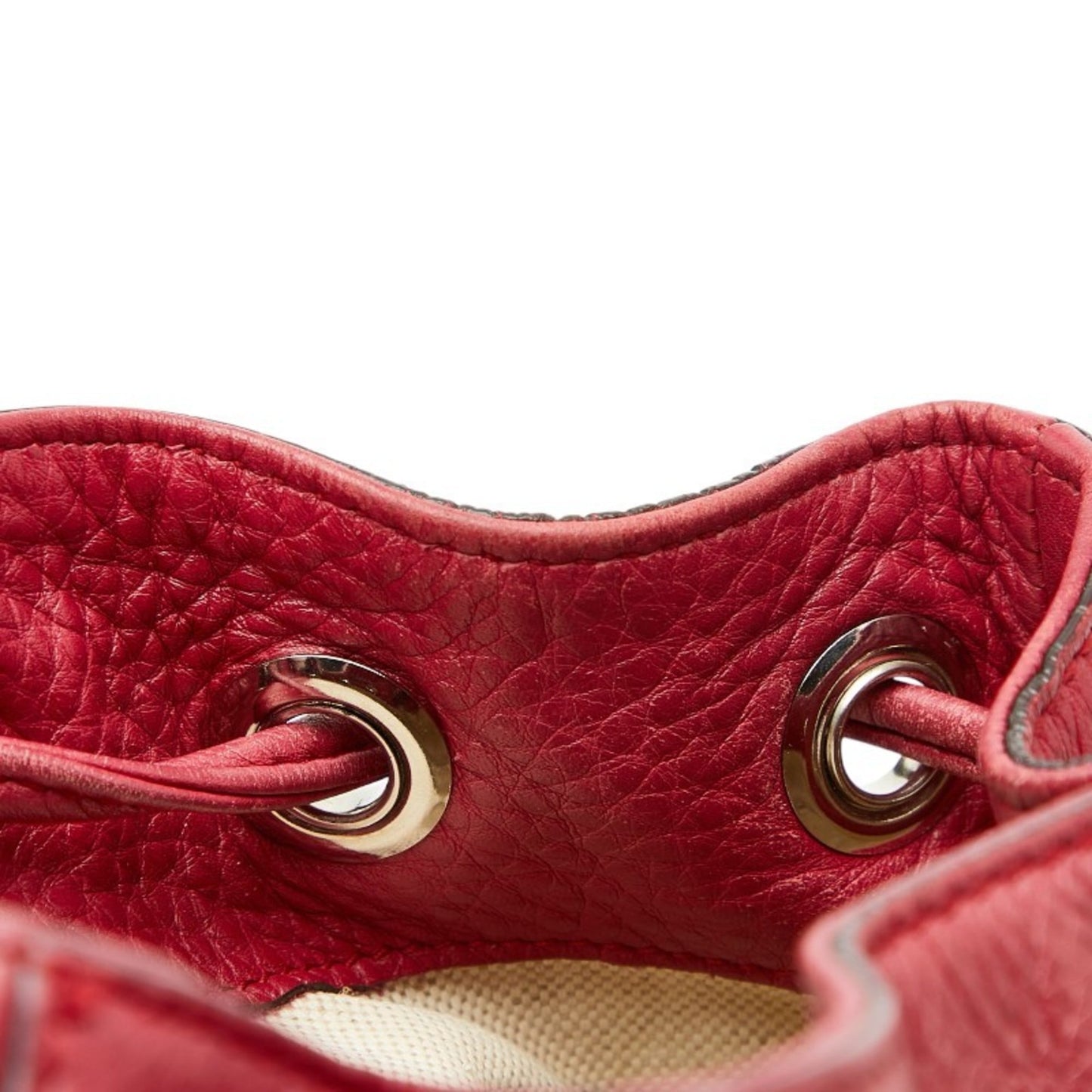 Gucci Red Color Leather Backpack