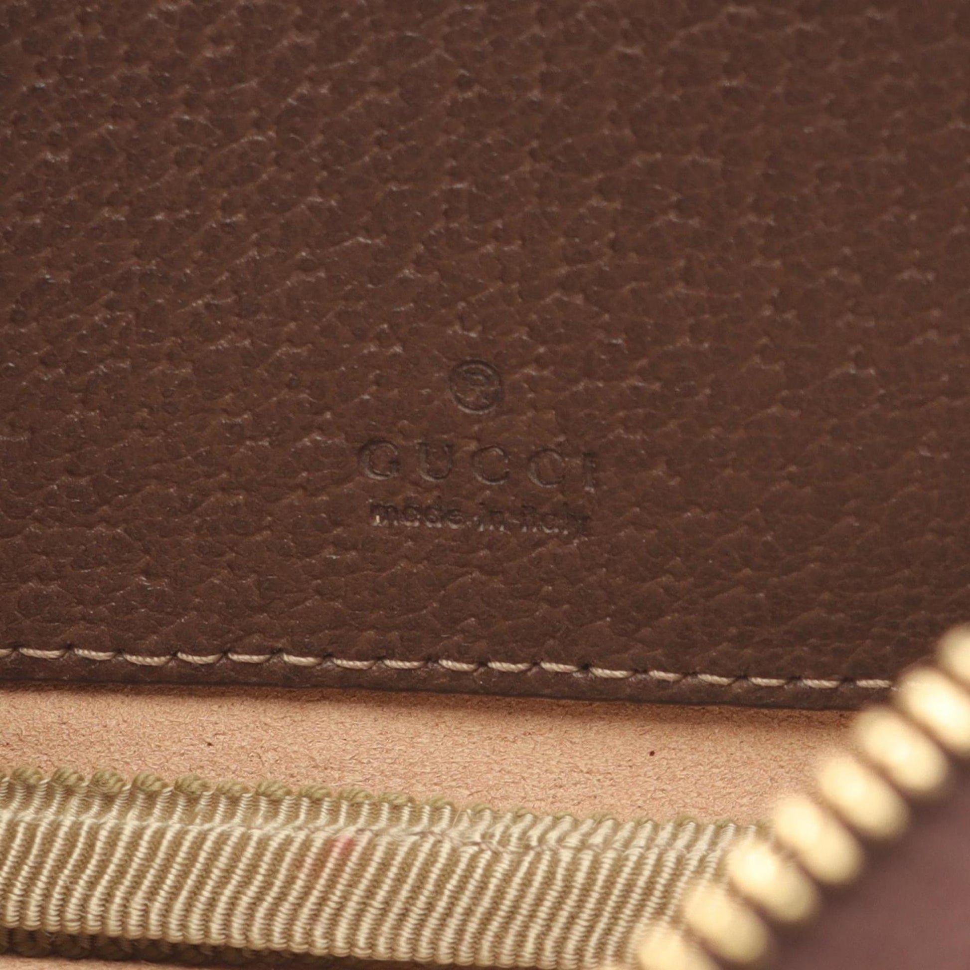 Gucci Beige Brown Gg Supreme Leather Fanny Pack